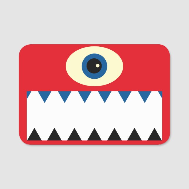 Etiqueta de nombre de monstruo (Anverso)