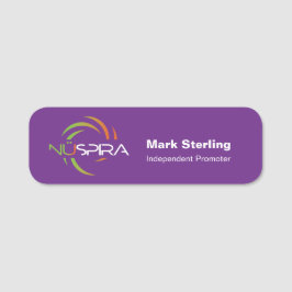 Etiqueta de nombre de NuSpira