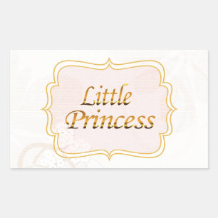 Etiqueta de nombre de pequeña princesa