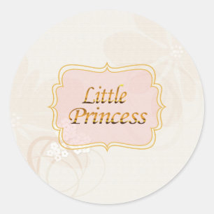 Etiqueta de nombre de pequeña princesa