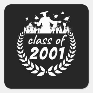 Etiqueta de nombre de reunión de clase de 2001 25