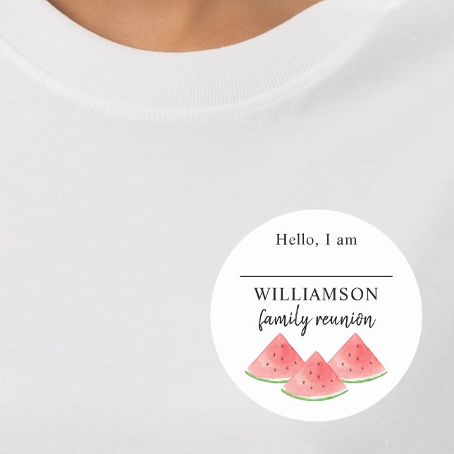 Etiqueta de nombre de reunión familiar (Subido por el creador)