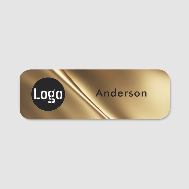 Etiqueta de nombre del personal del personalizado  (Anverso)