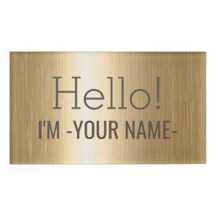 Etiqueta De Nombre DISEÑO PERSONALIZADO Subir diseño personalizado Or