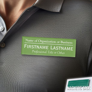 Etiqueta De Nombre Distinción de nombre personalizado - Organización 