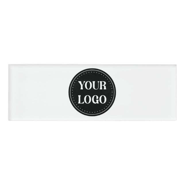 Etiqueta De Nombre Elegante, contemporáneo, refinado y personalizable (Anverso)