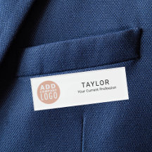 Empleado de la empresa con logotipo de negocios de