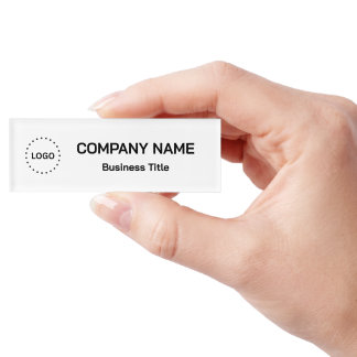 Etiqueta De Nombre Empleado de promoción de marca simple
