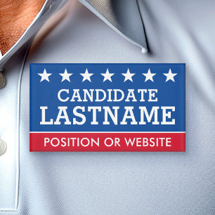 Etiqueta De Nombre Engranaje de campaña de personalizado con nombre y
