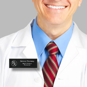 Etiqueta De Nombre Farmacéutico al por menor de la farmacia