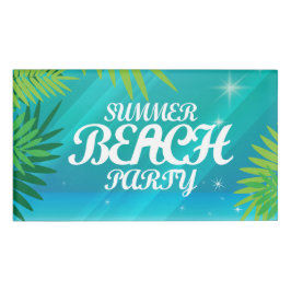 Etiqueta De Nombre Fiesta de Summer Beach