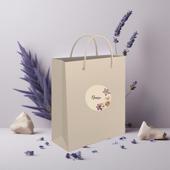 Etiqueta de nombre floral de bonito (Subido por el creador)