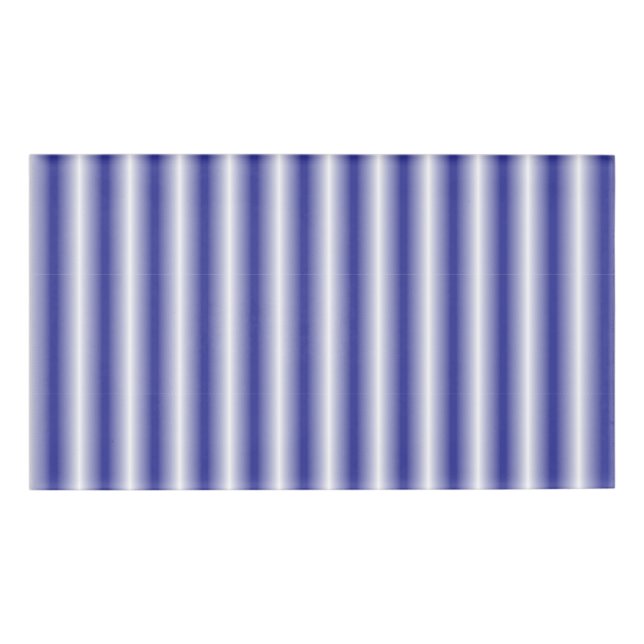 Etiqueta De Nombre fondo rayado azul y blanco (Anverso)
