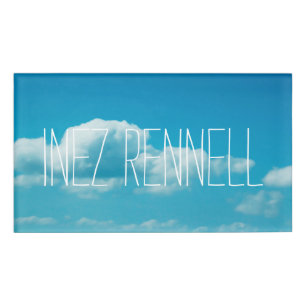Etiqueta De Nombre Fotografía - nubes en el cielo + sus ideas