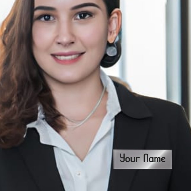 Etiqueta De Nombre Gorgeous Silver Sheen (Subido por el creador)