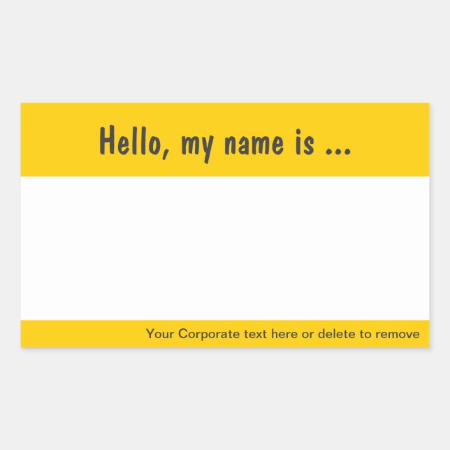 Etiqueta de nombre grande / Pegatina de insignia p (Anverso)