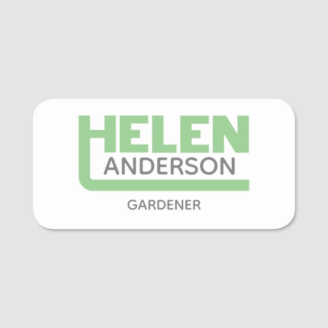 Etiqueta de nombre Helen (Anverso)