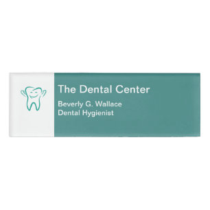 Etiqueta De Nombre Higienista dental