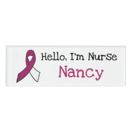 Etiqueta De Nombre Hola Personalizada, Im Nurs Name Tag