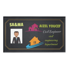 Etiqueta De Nombre Identificación