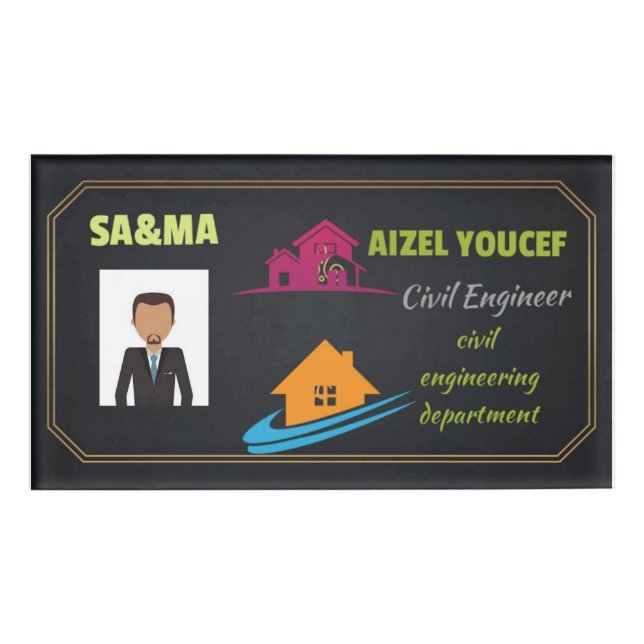 Etiqueta De Nombre Identificación (Anverso)