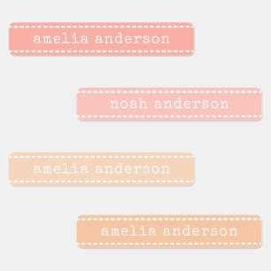 Etiqueta de nombre impermeable del panel de cinta