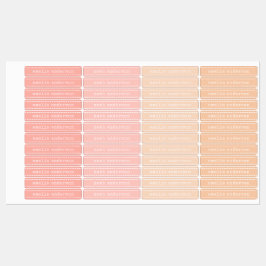 Etiqueta de nombre impermeable del panel de cinta 
