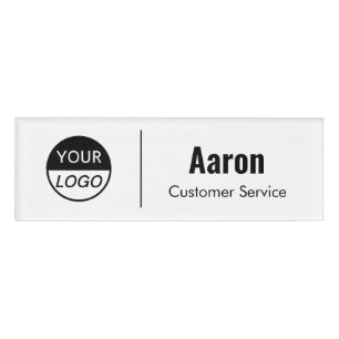 Etiqueta De Nombre Insignia de nombre Empleados con logotipo de Per