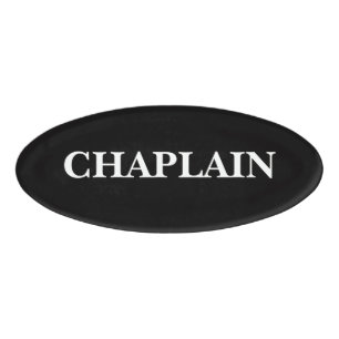 Etiqueta De Nombre Insígnia Magnética - CAPELLÁN