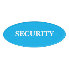 Etiqueta De Nombre Insígnia Magnética - Seguridad