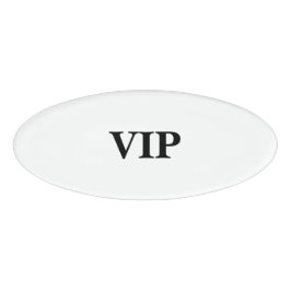 Etiqueta De Nombre Insígnia Magnética - VIP