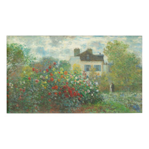 Etiqueta De Nombre Jardín de artistas monet en pintura argentina