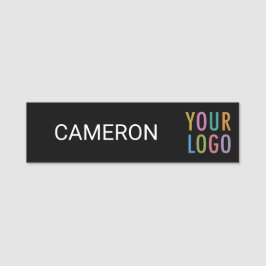 Etiqueta de nombre larga de 3,5 pulgadas Logotipo