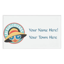 LBIG Rectangular Nombre magnético