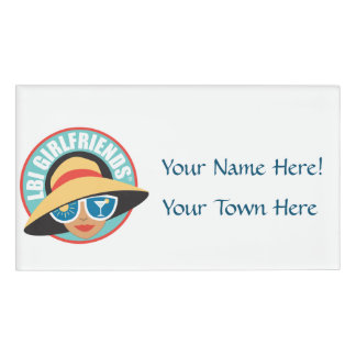 Etiqueta De Nombre LBIG Rectangular Nombre magnético