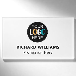 Etiqueta De Nombre Logotipo comercial Identificación personalizada de