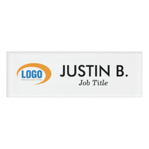 Etiqueta De Nombre Logotipo de encargo