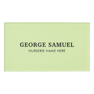 Etiqueta De Nombre Marca personalizada de Custom Greenleaf Nursery 