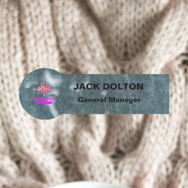 Etiqueta de nombre metálico personalizada para los (Subido por el creador)