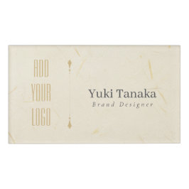 Etiqueta De Nombre Minimal Name Badge | Elegant Magnetic Acrylic Name