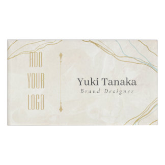 Etiqueta De Nombre Minimal Name Badge | Elegant Magnetic Acrylic Name