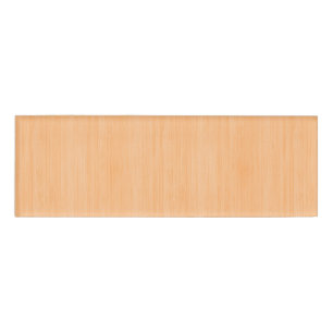 Etiqueta De Nombre Mirada de madera de bambú del grano del melocotó