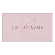 Monograma elegante | Oro rosa