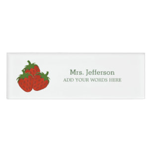 Etiqueta De Nombre Nametag personalizado de la fresa