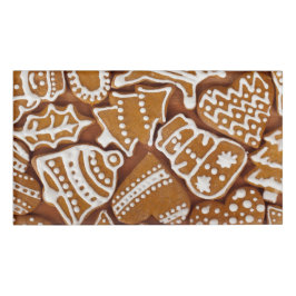 Etiqueta De Nombre Navidades Gingerbread Holiday Cookies