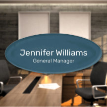 Nombre personalizado empleado de título profesiona