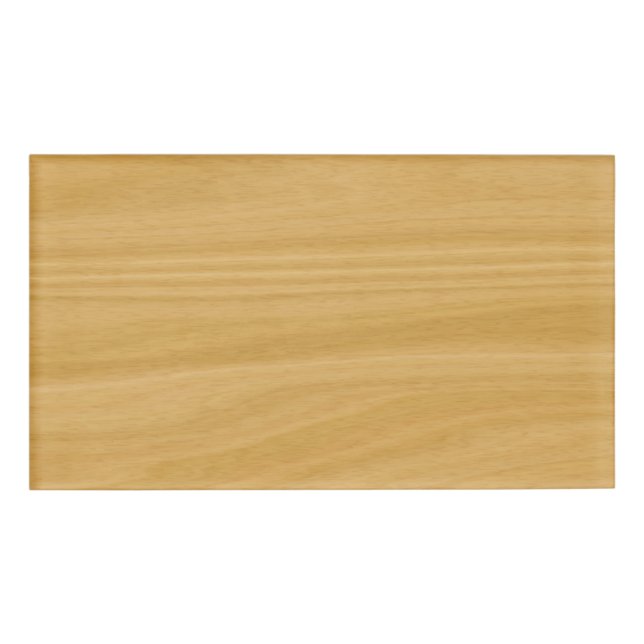 Etiqueta De Nombre Oak Wood (Anverso)