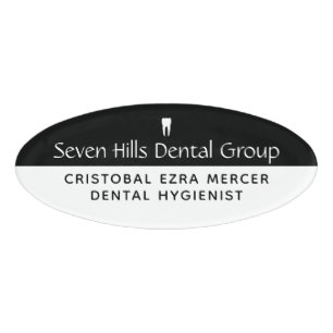 Etiqueta De Nombre Oficina dental