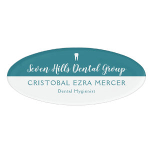 Etiqueta De Nombre Oficina dental