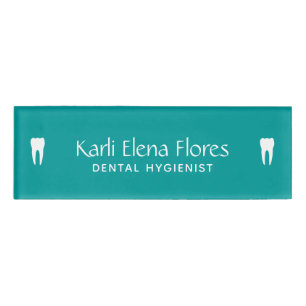 Etiqueta De Nombre Oficina dental